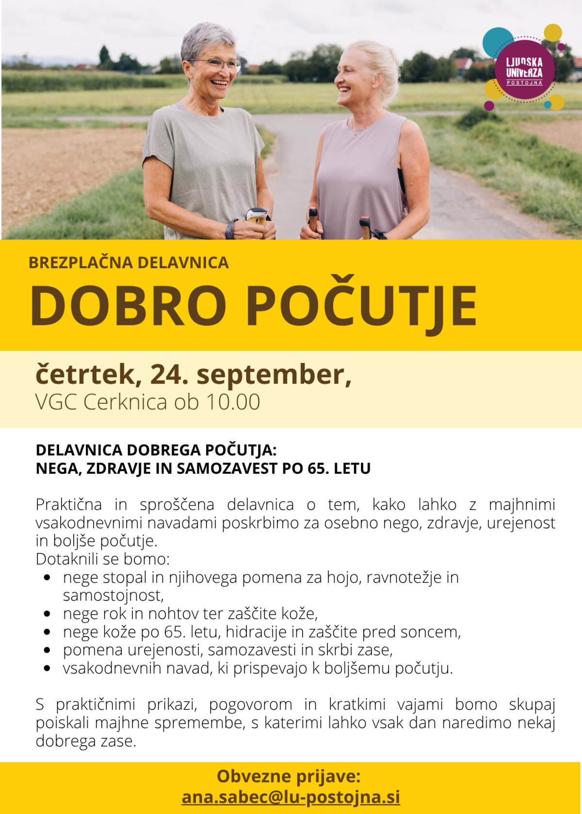 Dobro počutje Cerknica